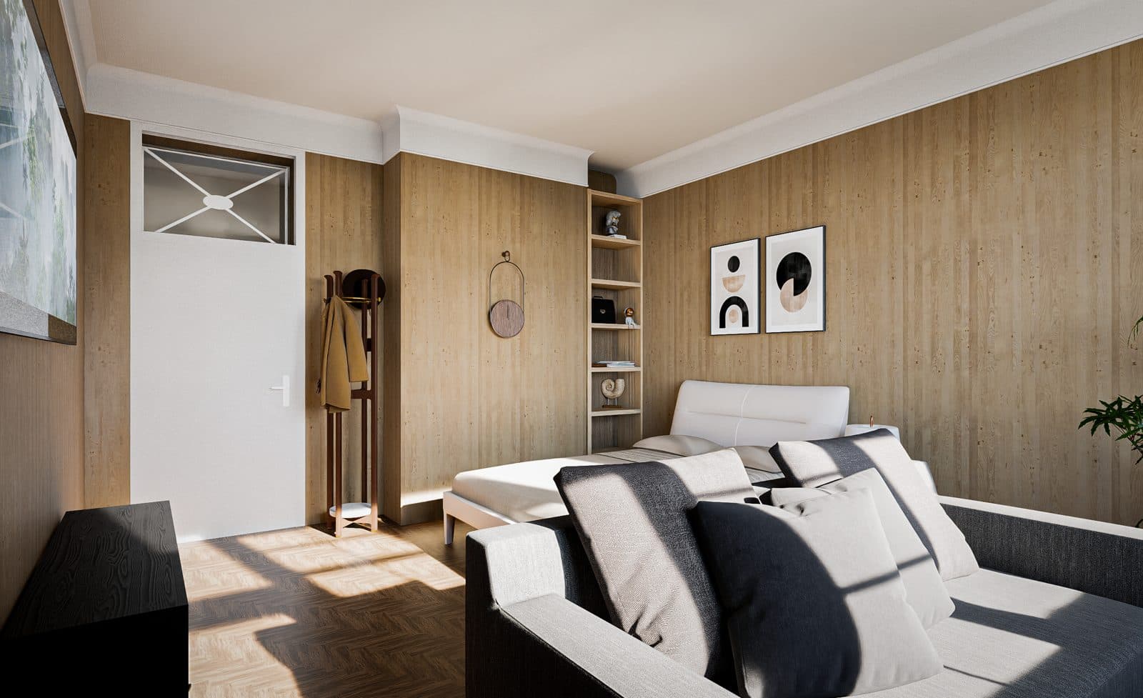 Pièce à vivre — Aménagement intérieur